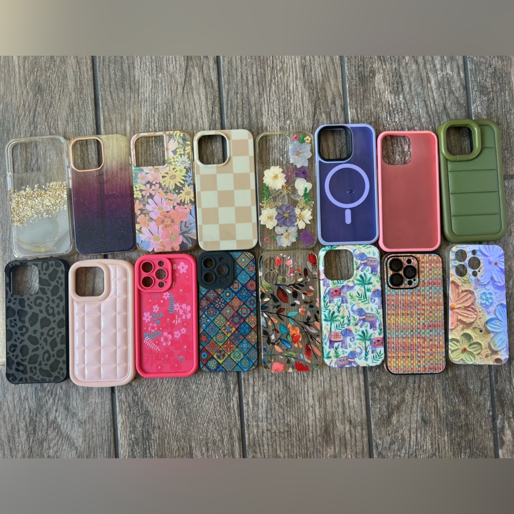 16 iPhone 13 Pro Phone Case Collection lot